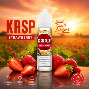 美國 KRSP 草莓爆米香 60ML 大煙油 菸油 E-JULCE 電子果汁 電子煙油